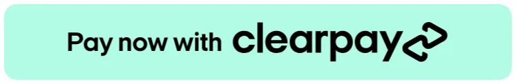 Mint payment button with the text Pay now with and a black Clearpay wordmark