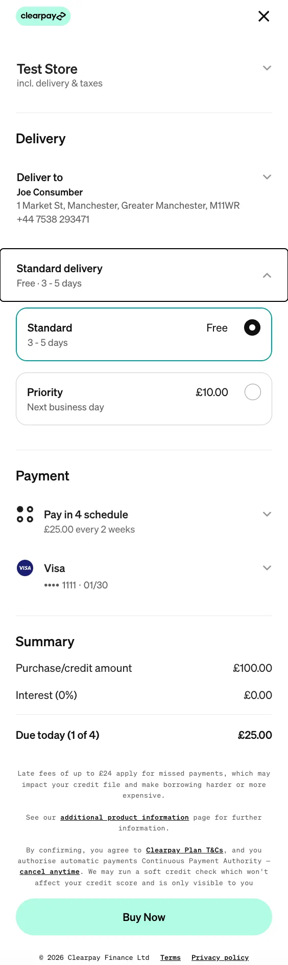 Integrated shipping flow